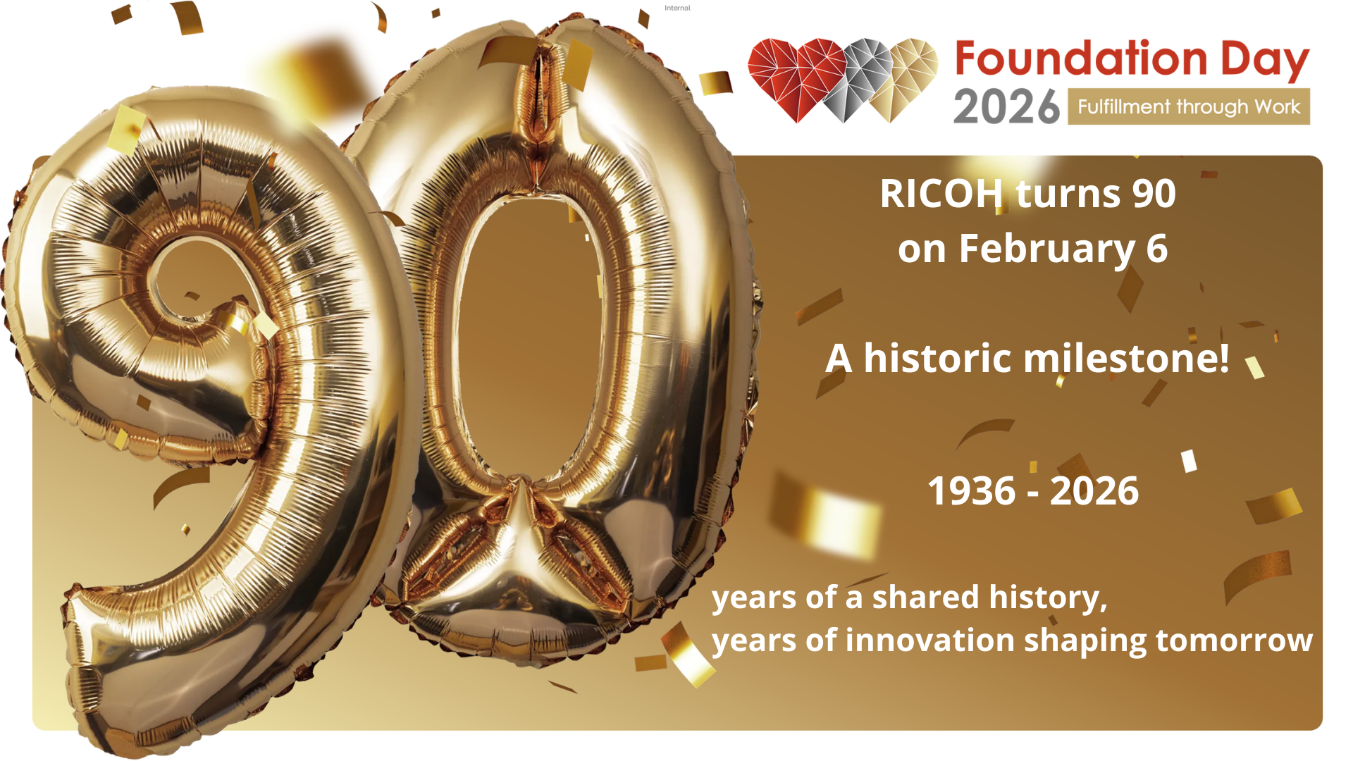 RICOH turns 90 years 