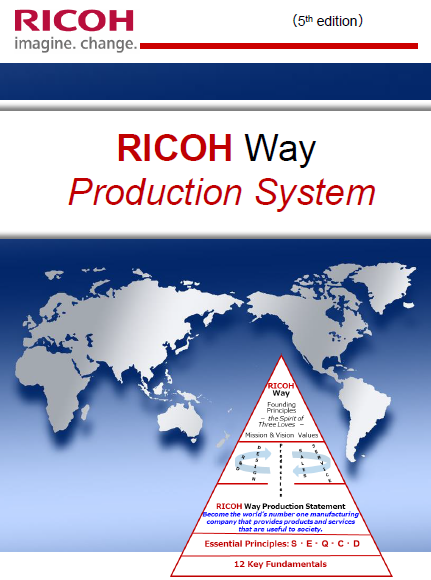 Couverture booklet Ricoh Way 